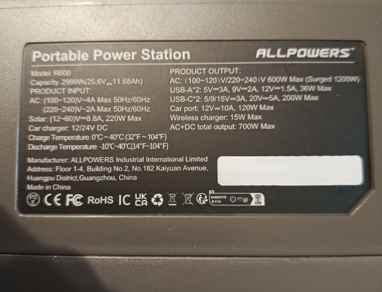 Allpowers R600 AP-R600 фото